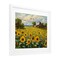 Stupell Industries Sunflower Farm Floral Field Framed Print Under Glass, design by Petal Prints Design